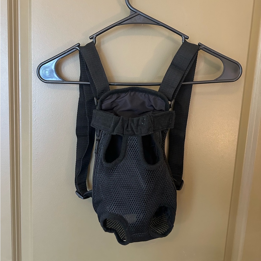 Black Mesh Pet Carrier Backpack - Small